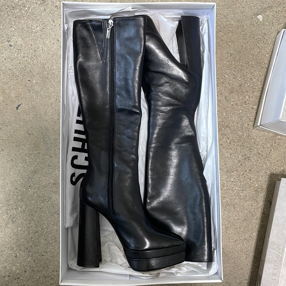 Schutz platform boots sz 5.5